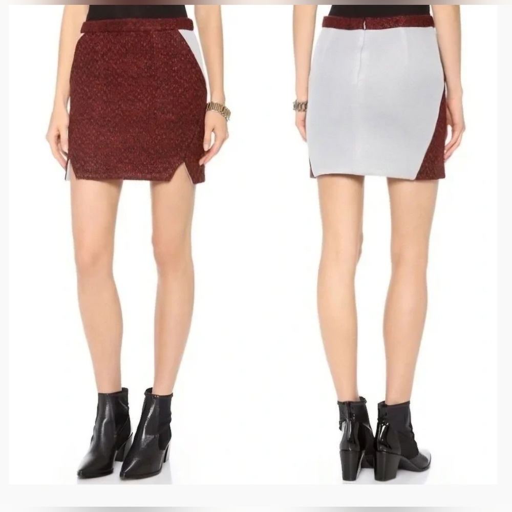 NEW Rebecca Minkoff Iris Tweed Skirt
